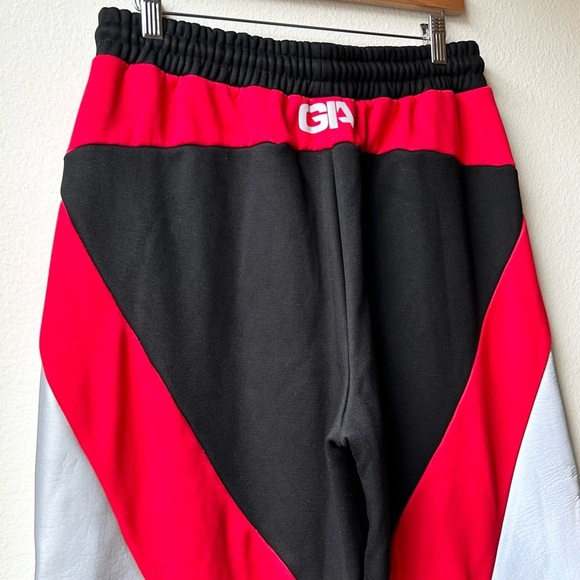 I.AM.GIA Sabrina Jogger Track Reflective Pant in Black Red Sz L - Picture 9 of 16